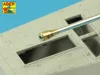 Aber Models German 50mm KwK39/1 L/60 Barrelfor Sd.Kfz.234/2 PUMA - német 50 mm-es KwK 39/1 L/60 lövegcső – Sd.Kfz. 234/2 Puma járműhöz