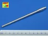 Aber Models German 128mm Pak 44(80) L/55 Gun barrel for Sd.Kfz.186 - német 128 mm-es Pak 44(80) L/55 lövegcső