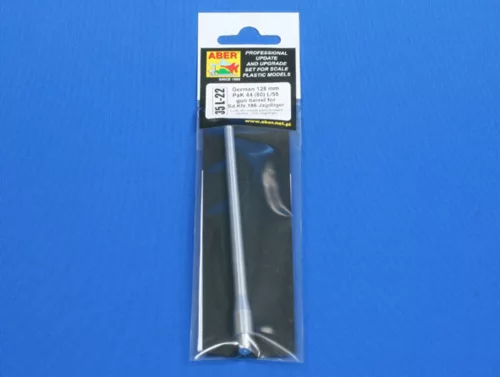 Aber Models German 128mm Pak 44(80) L/55 Gun barrel for Sd.Kfz.186 - német 128 mm-es Pak 44(80) L/55 lövegcső