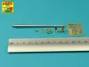 Aber Models German 75 mm Barrel for PaK 40 - Late model - német 75 mm-es lövegcső