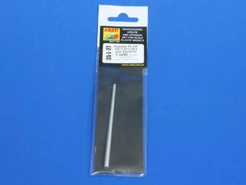 Aber Models Russian 85mm ZiS-S-53 L/54,6 tank barrel for T-34/85 late - orosz 85 mm-es ZiS-S-53 L/54,6 harckocsi-lövegcső – késői T-34/85-höz