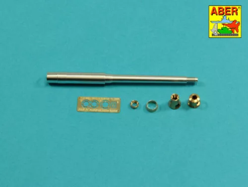 Aber Models German 88mm KwK36/L56 Tiger I late barrel - német 88 mm-es KwK36/L56 Tiger I késői lövegcső