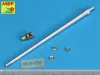 Aber Models 7,5cm gun barrel for Panther Ausf.G Late -Tamiya - Panther Ausf.G késői -Tamiya – 7,5 cm-es lövegcső