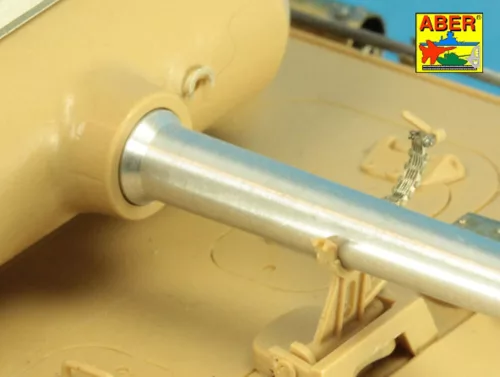 Aber Models 7,5cm gun barrel for Panther Ausf.G Late -Tamiya - Panther Ausf.G késői -Tamiya – 7,5 cm-es lövegcső
