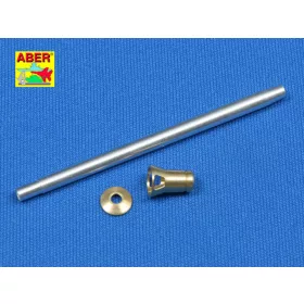   Aber Models Britsh 75mm Barr with very late muzzle brake Cromwell MkIV - brit 75 mm-es lövegcső nagyon késői csőszájfékkel