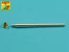 Aber Models German105mm L/28 Barrel for LeFH 18 - német 105 mm-es L/28 lövegcső – leFH 18 tarackhoz