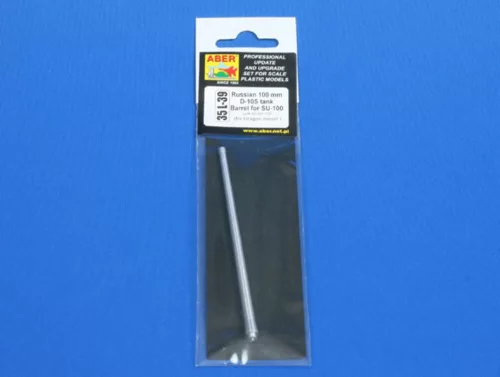 Aber Models Russian 100 mm D-10S tank Barrel for SU-100 - orosz 100 mm-es D-10S lövegcső – SU-100-hoz