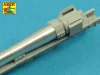 Aber Models German 88mm L/71 barrel for PaK 43/41 - német 88 mm-es L/71 lövegcső