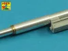 Aber Models German 88mm L/71 barrel for PaK 43/41 - német 88 mm-es L/71 lövegcső