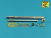 Aber Models German 88mm L/71 barrel for PaK 43/41 - német 88 mm-es L/71 lövegcső