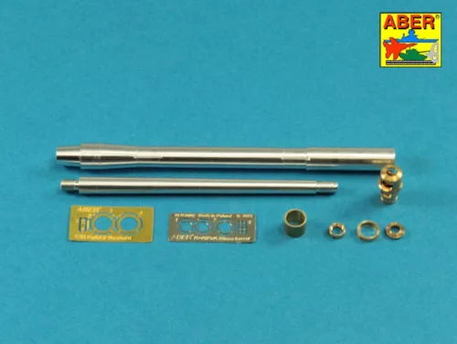 Aber Models German 88mm L/71 barrel for PaK 43/41 - német 88 mm-es L/71 lövegcső