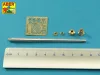 Aber Models German 75mm barrel for PaK 40 - middle model - PaK 40 - középső változat – német 75 mm-es lövegcső