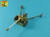 Aber Models German 75mm barrel for PaK 40 - middle model - PaK 40 - középső változat – német 75 mm-es lövegcső