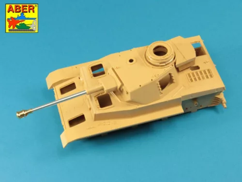 Aber Models német 75 mm-es KwK 40 L/48 lövegcső korai csőszájfékkel – késői Pz.Kpfw. IV Ausf. G és Ausf. H változatokhoz