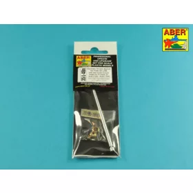   Aber Models német 75 mm-es KwK 40 L/48 lövegcső késői csőszájfékkel – késői és végső Ausf. J változatokhoz