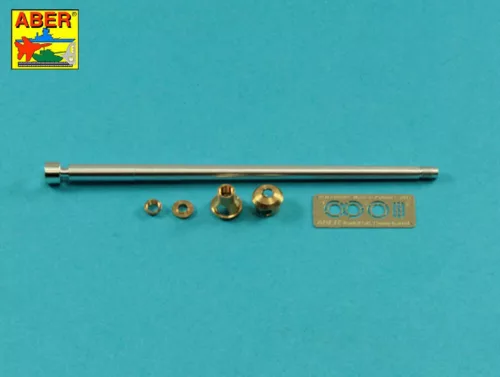 Aber Models német 75 mm-es KwK 40 L/48 lövegcső késői csőszájfékkel – késői és végső Ausf. J változatokhoz