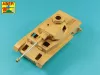 Aber Models német 75 mm-es KwK 40 L/48 lövegcső késői csőszájfékkel – késői és végső Ausf. J változatokhoz