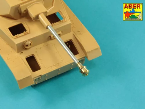 Aber Models német 75 mm-es KwK 40 L/48 lövegcső késői csőszájfékkel – késői és végső Ausf. J változatokhoz