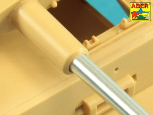 Aber Models német 75 mm-es KwK 40 L/48 lövegcső késői csőszájfékkel – késői és végső Ausf. J változatokhoz