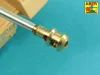 Aber Models német 75 mm-es KwK 40 L/48 lövegcső késői csőszájfékkel – késői és végső Ausf. J változatokhoz