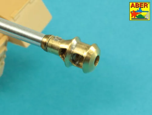 Aber Models német 75 mm-es KwK 40 L/48 lövegcső késői csőszájfékkel – késői és végső Ausf. J változatokhoz