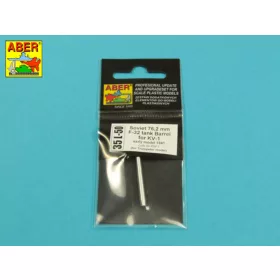   Aber Models Soviet 76,2mm F-32 tank barrel for KV-1 early model m1941 - szovjet 76,2 mm-es F-32 harckocsi-lövegcső – KV-1 1941-es korai változathoz