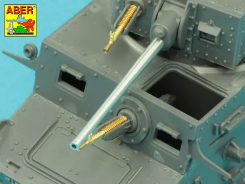 Aber Models 3,7cm KwK A7 L/42 tank gun barrel for Pz.Kpfw.38(t) - 3,7 cm-es KwK A7 L/42 harckocsi-lövegcső – Pz.Kpfw. 38(t)-hez