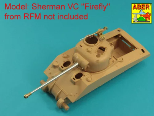Aber Models Tank Gun Barrel for British Sherma VC “Firefly” - brit Sherman VC Firefly – harckocsi-lövegcső