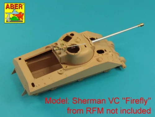 Aber Models Tank Gun Barrel for British Sherma VC “Firefly” - brit Sherman VC Firefly – harckocsi-lövegcső
