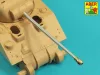 Aber Models Tank Gun Barrel for British Sherma VC “Firefly” - brit Sherman VC Firefly – harckocsi-lövegcső