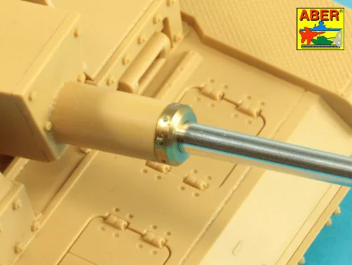 Aber Models német 7,5 cm-es StuK 40 L/48 lövegcső korai csőszájfékkel – StuG III Ausf. F/8 és korai Ausf. G változatokhoz