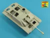 Aber Models Stug.III, Ausf G középső – német StuK.40 L/48 7,5 cm-es középső lövegcső – csőszájfékkel
