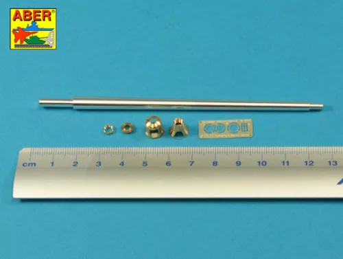 Aber Models Germ.88.mm Pak 43/3 L/71 Barrel for Jagdpanther Ausf.G1 early - német 88 mm-es Pak 43/3 L/71 lövegcső