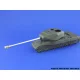 Aber Models Russian 122 mm D-25T tank Barrel for IS-2 - orosz 122 mm-es D-25T harckocsi-lövegcső – IS-2-höz