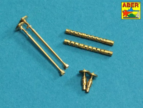 Aber Models Set of 2 Barrels for German machine guns MG34 - német MG 34 géppuskacsövek – 2 darabos készlet