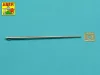 Aber Models Russian 57mm ZIS-4 barrel for T-34/76 - orosz 57 mm-es ZIS-4 lövegcső