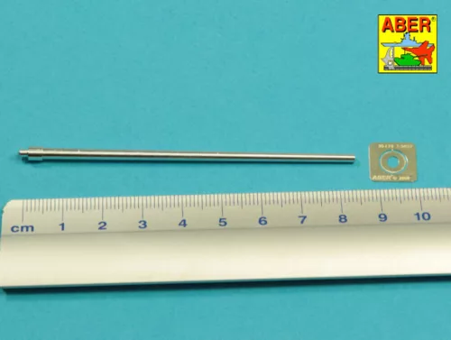 Aber Models Russian 57mm ZIS-4 barrel for T-34/76 - orosz 57 mm-es ZIS-4 lövegcső