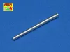 Aber Models German 75mm barrel for Hetzer - német 75 mm-es lövegcső