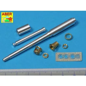   Aber Models German 88 mm Barrel with late muzzle for Tiger I late - német 88 mm-es, késői csőszájfékkel szerelt lövegcső