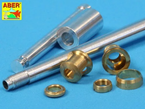 Aber Models German 88 mm Barrel with late muzzle for Tiger I late - német 88 mm-es, késői csőszájfékkel szerelt lövegcső