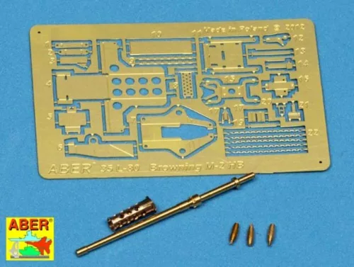 Aber Models Barrel for M2 Browning '50 in (12,&mm) - Browning M2 .50 géppuskacső