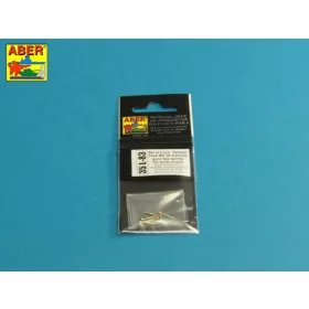   Aber Models Tank MG 34 tips barrels x 5 - MG 34 harckocsi-géppuska csővégek – 5 db