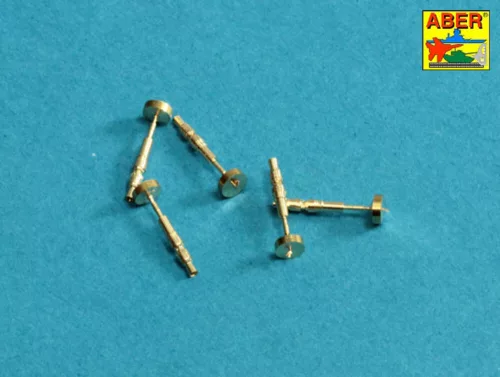 Aber Models Tank MG 34 tips barrels x 5 - MG 34 harckocsi-géppuska csővégek – 5 db