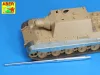 Aber Models 128mm gun barrel for Jagdtiger-Tamiya - 128 mm-es lövegcső