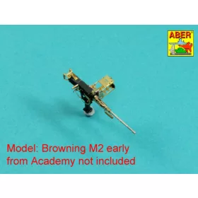   Aber Models EARLY Barrel for M2 Browning '50 in (12,&mm) - Browning M2 .50 géppuskacső – korai változat