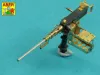 Aber Models EARLY Barrel for M2 Browning '50 in (12,&mm) - Browning M2 .50 géppuskacső – korai változat