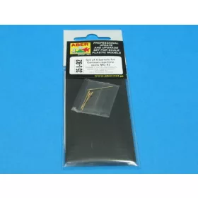   Aber Models 4 barrels for MG42 without jacket - MG 42 géppuskacsövek köpeny nélkül – 4 db
