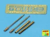 Aber Models Set of 2 barrels for German tank machine gun MG 34 with Panzermantel - német MG 34 harckocsi-géppuska – 2 cső páncélköpennyel