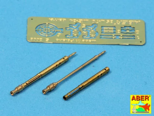 Aber Models Set of 2 barrels for German tank machine gun MG 34 with Panzermantel - német MG 34 harckocsi-géppuska – 2 cső páncélköpennyel