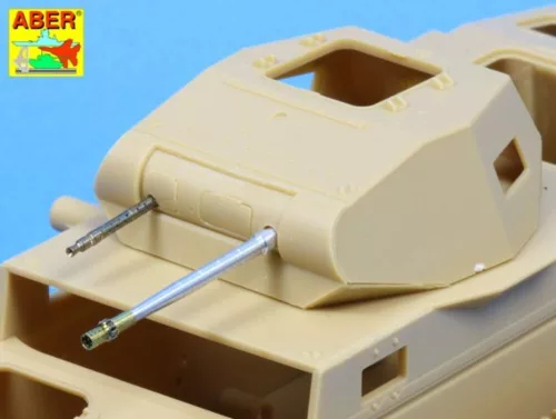 Aber Models Barrels KwK.30 & MG 34 - KwK 30 lövegcső és MG 34 géppuskacső
